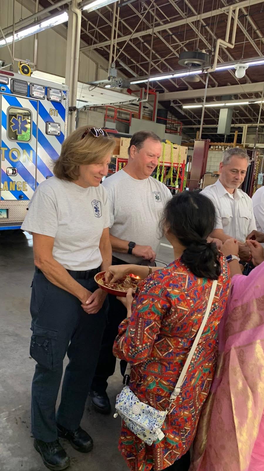 Hindu Community Honors Wilton First Responders gallery image 2