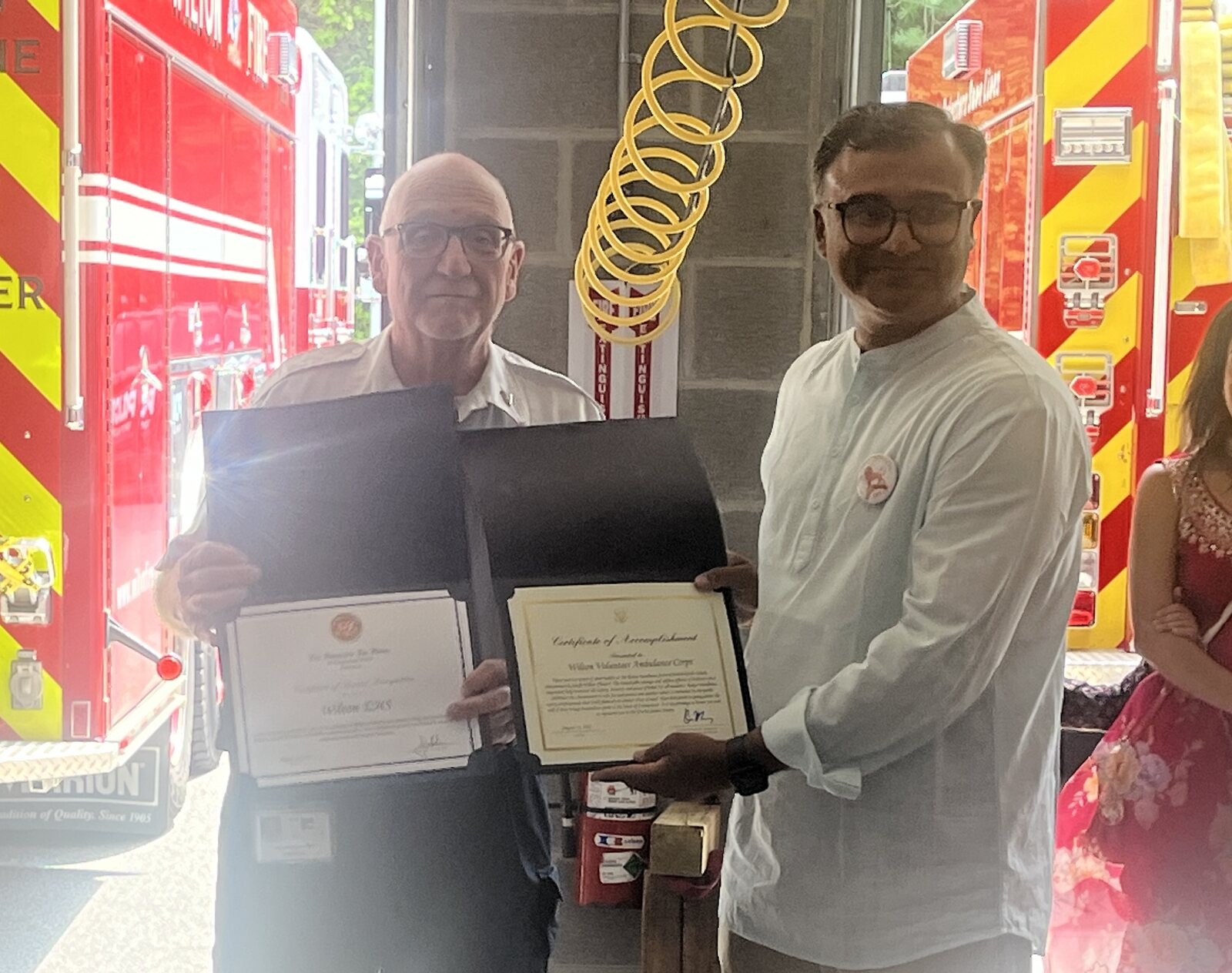 Hindu Community Honors Wilton First Responders