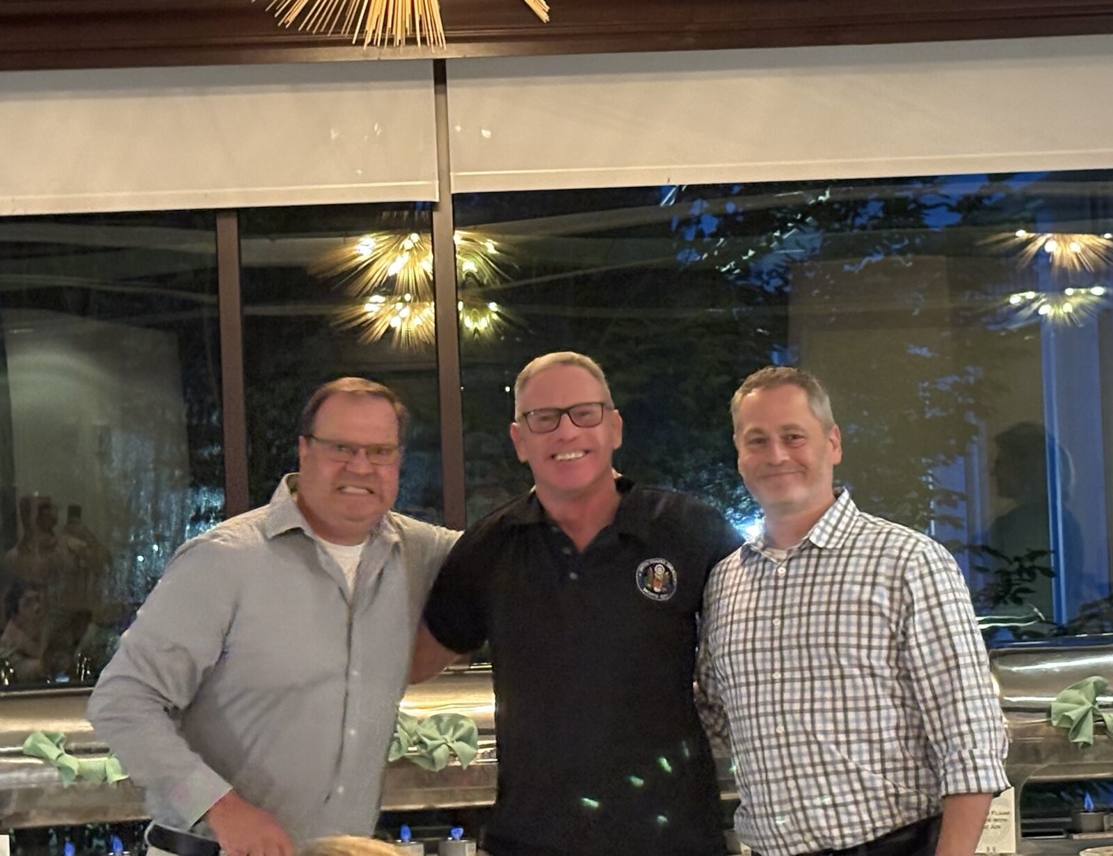 From left to right, EMT's Tom Klinga, Drew Kennedy, and Brian McDermott received their recognition for their years of service to WVAC and the community.  Tom Klinga 25 years.  Drew Kennedy and Brian McDermott 10 years.