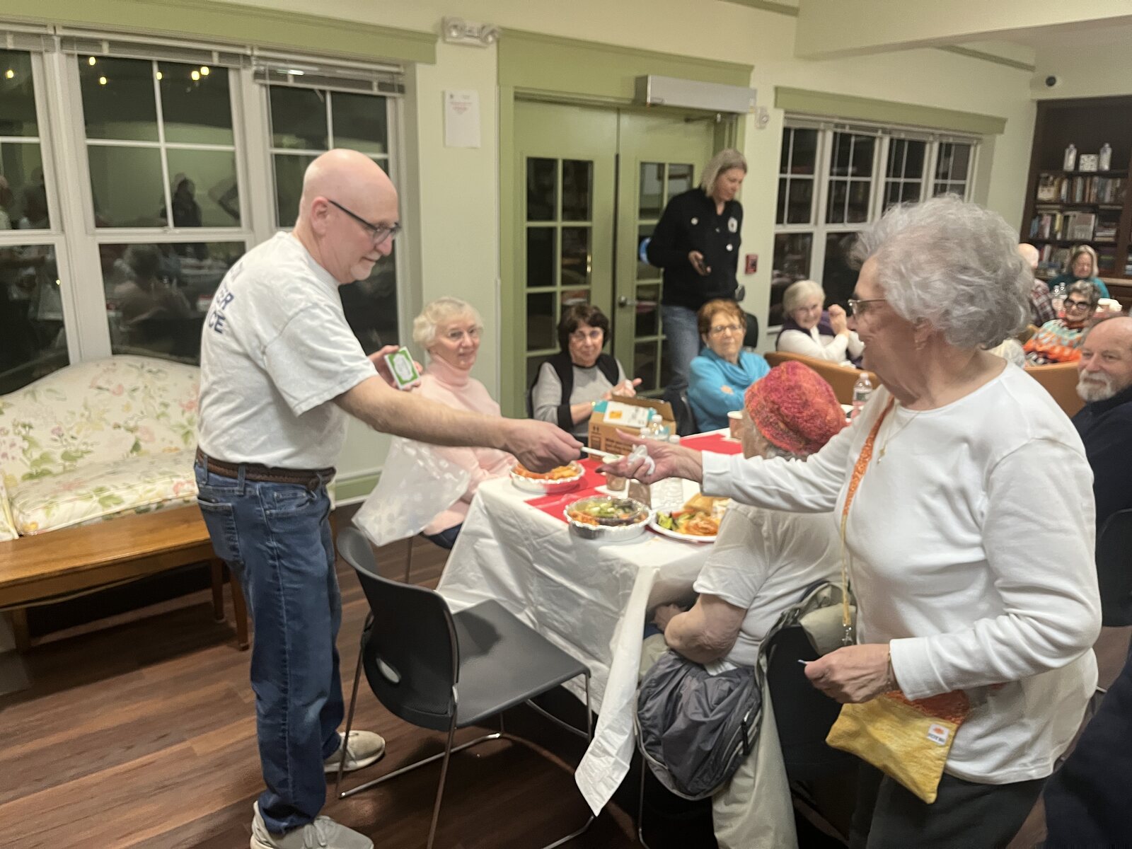 WVAC Hosts Dinner for Residents at Wilton Commons (21 Station Rd)